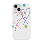 momo-tenのハート＆ハート Smartphone Case