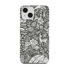 Yuki Kurosawaの"ひととせ" 花札 Bandana   (Charcoal) Smartphone Case