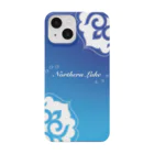 Loveuma. official shopのNorthern Lake's Ainu pattern（Full graphic） スマホケース