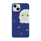 ネコトチワワのチャトラちゃん 宇宙 スマホケース