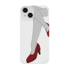 富羽彩絵の網タイツ生足　ストッキング脚足フェチ　バニー　女性　sm　Fishnet tights Smartphone Case