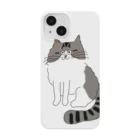 お髭ちゃんのおみせ。のしっぽしましま猫ちゃん Smartphone Case