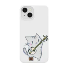 絵娯クリエイトのひのもとにゃんこ® 津軽三味線にゃんこ Smartphone Case