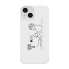 21Coffeeboyの23coffeeboy iPhone Case : White スマホケース