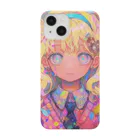 HimizuMenouの花に包まれた制服少女 Smartphone Case