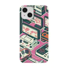 マッケンデジタルワールドのエモくてレトロなlofiアート【さくさ育成拡張ゲーム機】 Smartphone Case