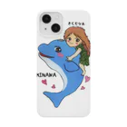 イラスト工房ちむどんどんの沖縄シリーズ　きじむなーとイルカ Smartphone Case