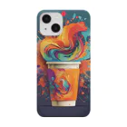 CoffeePixelのPixelBrew Cup（ピクセルブリューカップ） - クリエイティブな一杯で毎日を彩ろう Smartphone Case