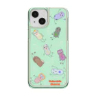 Adorable Ghosts (かわいいオバケ)👻のかわいいオバケ（みんな）青緑 Smartphone Case