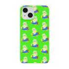 LUCKY CLUBのロケット出発ラッキーちゃん/グリーン Smartphone Case