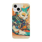 むぎちゃやのサイバーパンク猫AI004 Smartphone Case