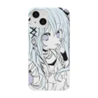 blossomの淡色青紫系女の子 Smartphone Case