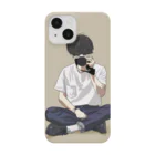 ろととの黒髪もしゃもしゃくんスマホケース Smartphone Case