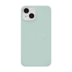 「Birth Day Colors」バースデーカラーの専門店の10月13日の誕生色「オパール・ブルー」 iPhone Smartphone Case