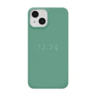 「Birth Day Colors」バースデーカラーの専門店の12月24日の誕生色「グリーン・スプルース」 Smartphone Case