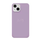 「Birth Day Colors」バースデーカラーの専門店の2月15日の誕生色「ルピナス」 iPhone Smartphone Case
