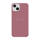 「Birth Day Colors」バースデーカラーの専門店の3月24日の誕生色「モーヴウッド」 iPhone Smartphone Case