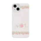 あゆゆのグッズやさんのうさぎといちご(桃) Smartphone Case