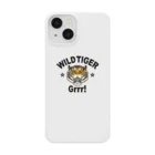 map5（マップファイブ）デザイン・ライセンス・ストック　の虎トラタイガー・ワイルドタイガー・虎顔イラスト・TIGER・猛獣・アニマル・野生の虎・ワイルドな虎・寅・干支・インパクト・オリジナル（C） Smartphone Case