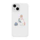 うさぎまにあ。のおでんわうさぎ　茶ぶち Smartphone Case