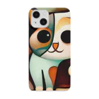 T2 Mysterious Painter's ShopのMysterious Cat Smartphone Case