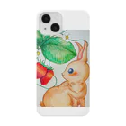 水彩-takaのイチゴ🍓とうさぎ Smartphone Case