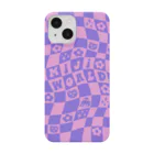 ミジワールドSUZURIショップのくねくね 💜 Purple スマホケース