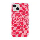 ミジワールドSUZURIショップのくねくね ❤️ Red スマホケース