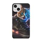 brand-new-cat-worldのスニーカーでご機嫌子猫 Smartphone Case