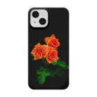 flower_design_hiroの元気と健やかさを与えてくれるオレンジ色のバラグッズ Smartphone Case