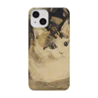 猫アートグッズのグウェン・ジョン《猫》 iPhone Smartphone Case