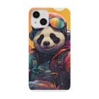 MiraCode　(by AI design)のFuture Funk Panda スマホケース