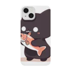 可愛いは正義 / かわかわなんでも屋のお魚好きな黒猫の幸せな瞬間 A Smartphone Case