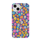 R&N Photographyのシュガースカルのかわいいカラフルなパターンのフィギュア Smartphone Case