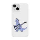 白亜画廊 SUZURI店の【DINOBAND】ベースを弾くヴェロキラプトル Smartphone Case