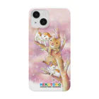 漫画「ねことも」公式グッズショップの須藤真澄コレクション「猫と桜2」 Smartphone Case