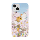 漫画「ねことも」公式グッズショップの須藤真澄コレクション「猫と桜1」 Smartphone Case