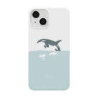 はるさめの静かな海のシャチ(薄あさぎ色ver) Smartphone Case