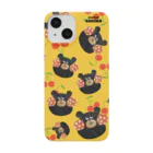  SHIIKO SHOPのくまるんがいっぱいイエロー Smartphone Case