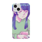 yama-p2920の事務作業をする女性 Smartphone Case