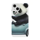 Shiba_IncのPanda driving a car（車を運転するパンダ） Smartphone Case