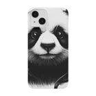 Shiba_IncのHeadphones & Pandas（ヘッドホン & パンダ） スマホケース