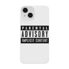 doctrineのPARENTAL ADVISORY-IMPLICIT CONTENT- スマホケース