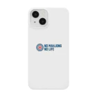 麻雀ロゴTシャツショップ 雀喰 -JUNK-の一筒(イーピン) NO MAHJONG NO LIFE 横ロゴ Smartphone Case