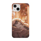 ANIMAL WORLDの爆睡ノルウェージャンフォレストキャット ネコ スマホケース Smartphone Case