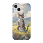 ANIMAL WORLDの寝起きアメショ ネコ スマホケース Smartphone Case