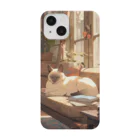 ANIMAL WORLDのお昼寝シャム ネコ スマホケース Smartphone Case