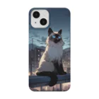 ANIMAL WORLDの青瞳ラグドール ネコ スマホケース Smartphone Case