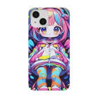 GUMIKOのカラフルなgirl スマホケース