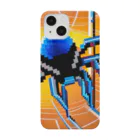 yorozuya4628のドット絵　クモ　スパイダー　ピクセル画像 Smartphone Case